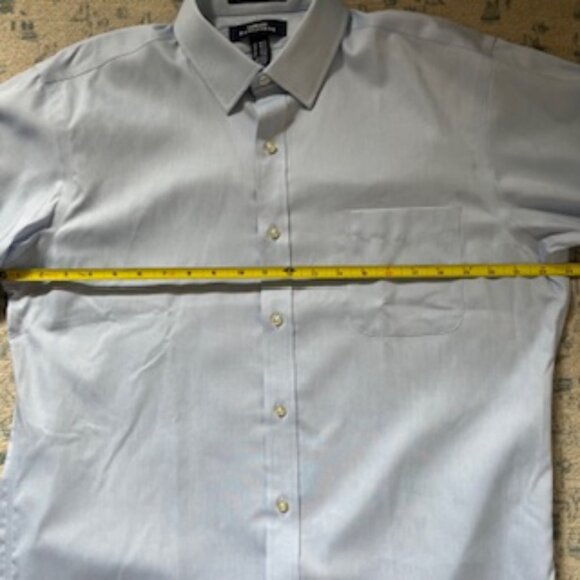 🧡3/15 NWOT Lands' End Outfitters No Iron Pinpoint Oxford Shirt Men's 16x33 - Picture 5 of 8